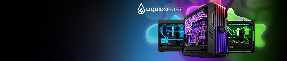 Liquid Series® Discover the pinnacle of performance and style with PCSpecialist Liquid Series® watercooled PCs.