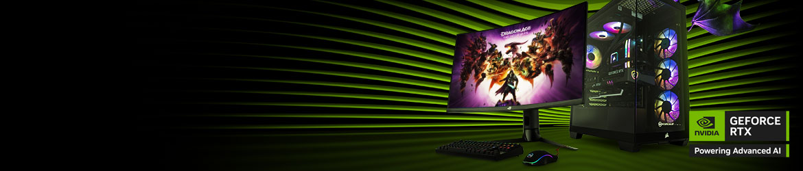 Game Changer GeForce RTX 50 Series PCs, powered by Blackwell and AI now available at PCSpecialist