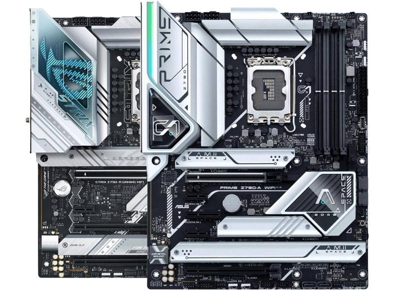 White gaming Motherboards