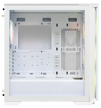 White Gaming PC Case